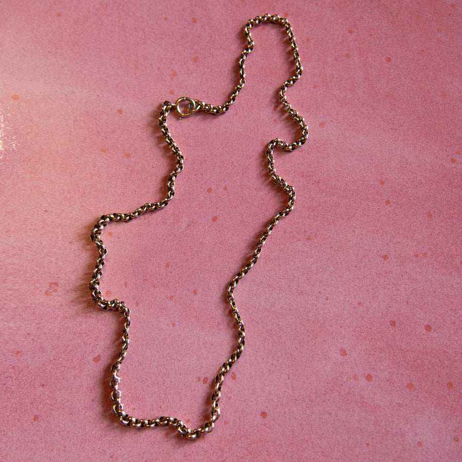 14k Yellow Gold Rolo Chain