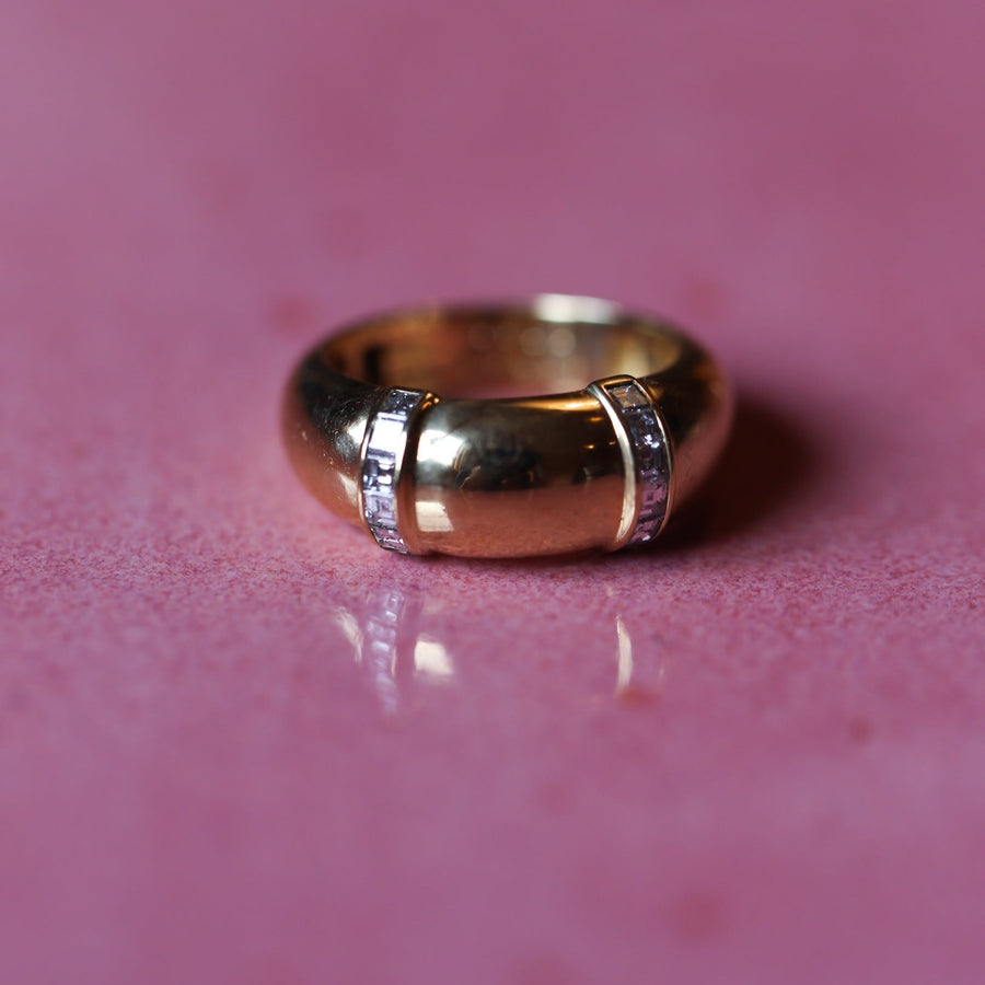 18k Gold Boucheron Diamond Ring