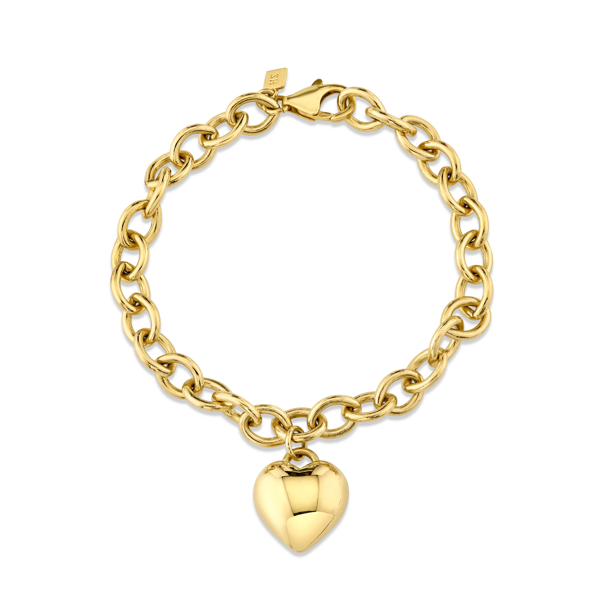 Puff Heart Bracelet