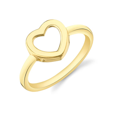 Mini Open Heart Ring