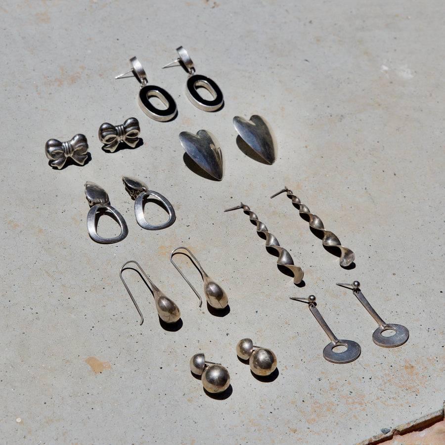 Sterling Silver Artisan Twisted Earrings