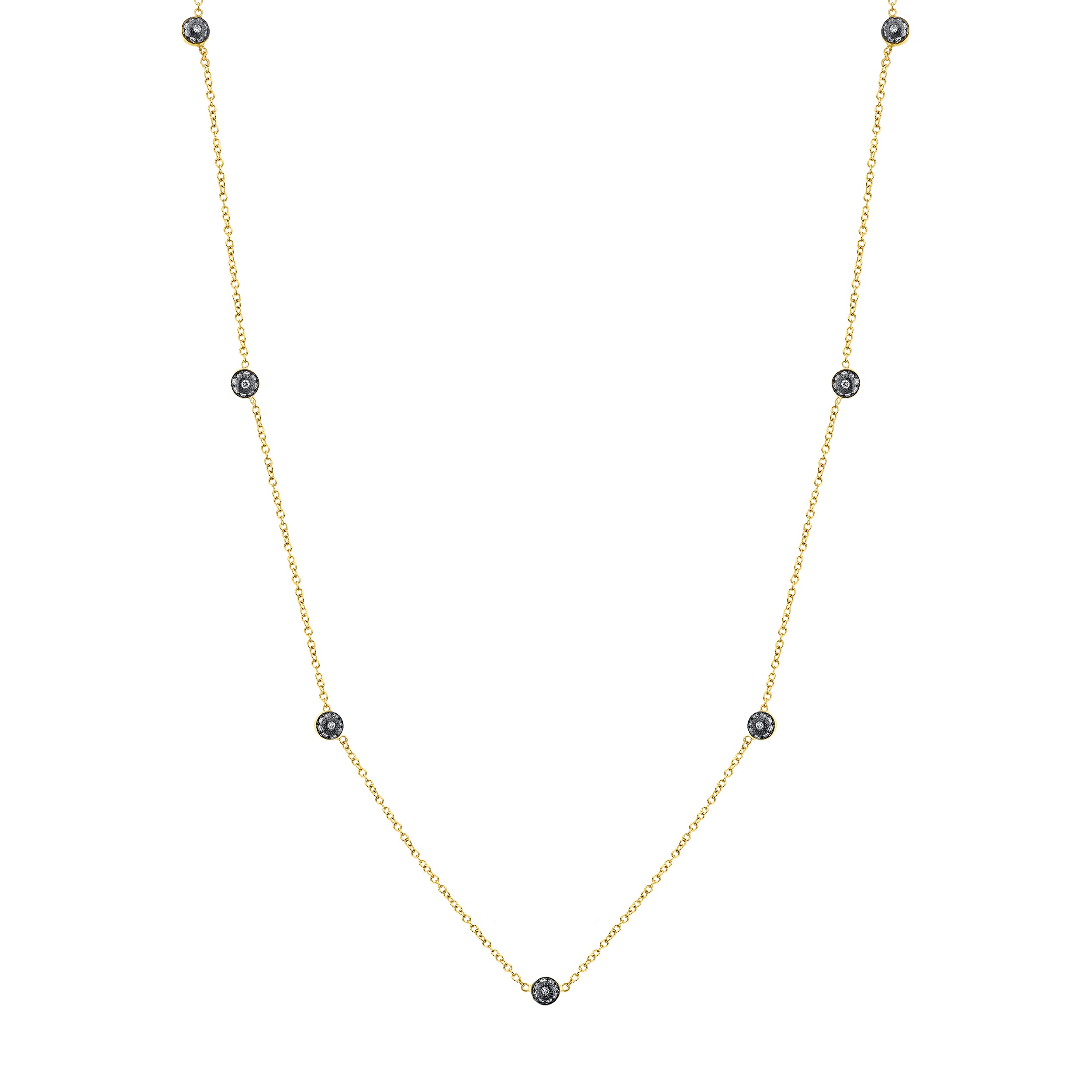 9 Point Pave Ball Chain - Diamond – Sarah Hendler