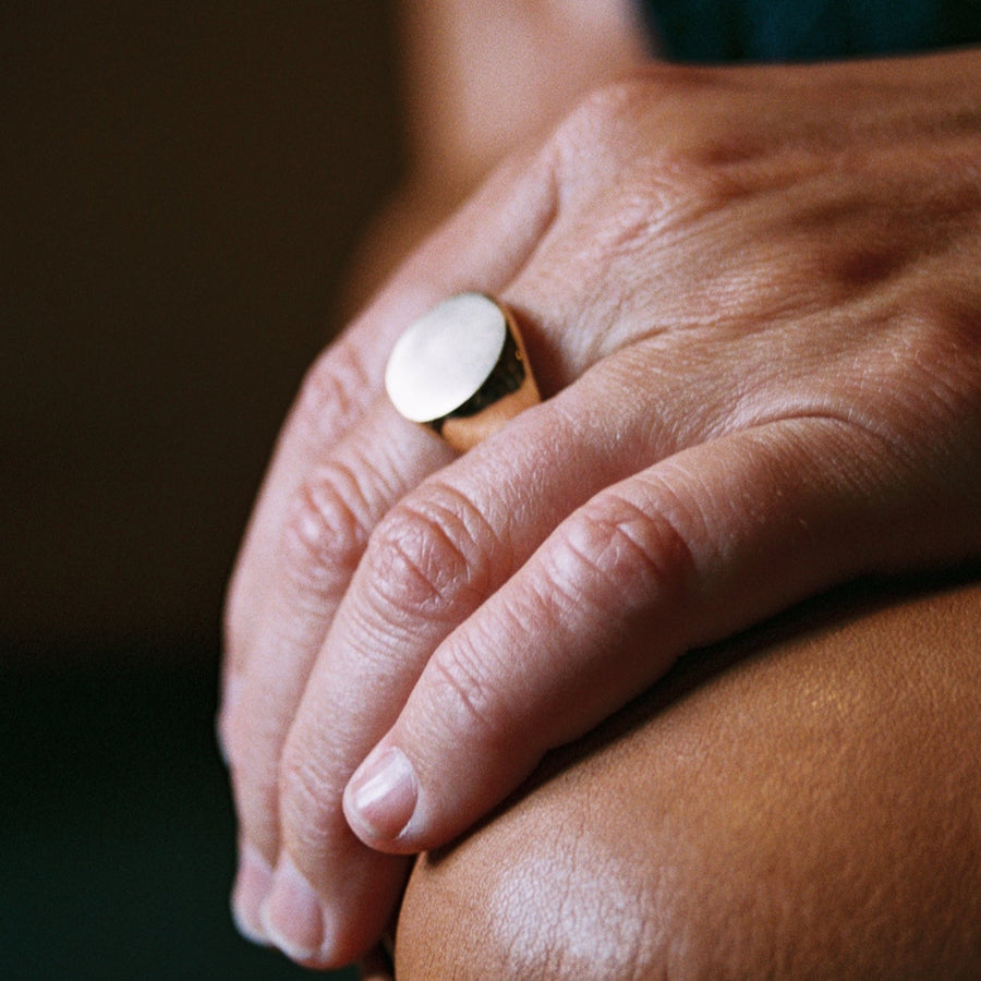 10k Gold Signet Ring