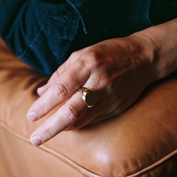 10k Gold Signet Ring