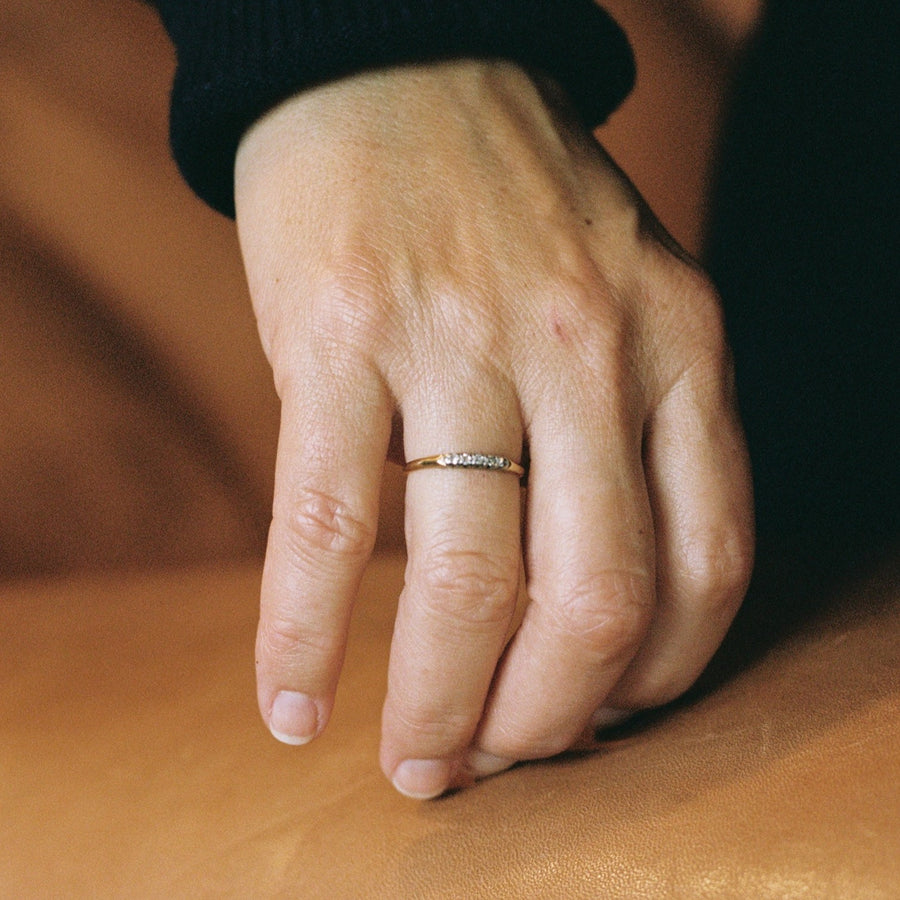 White Gold and Diamond Ring