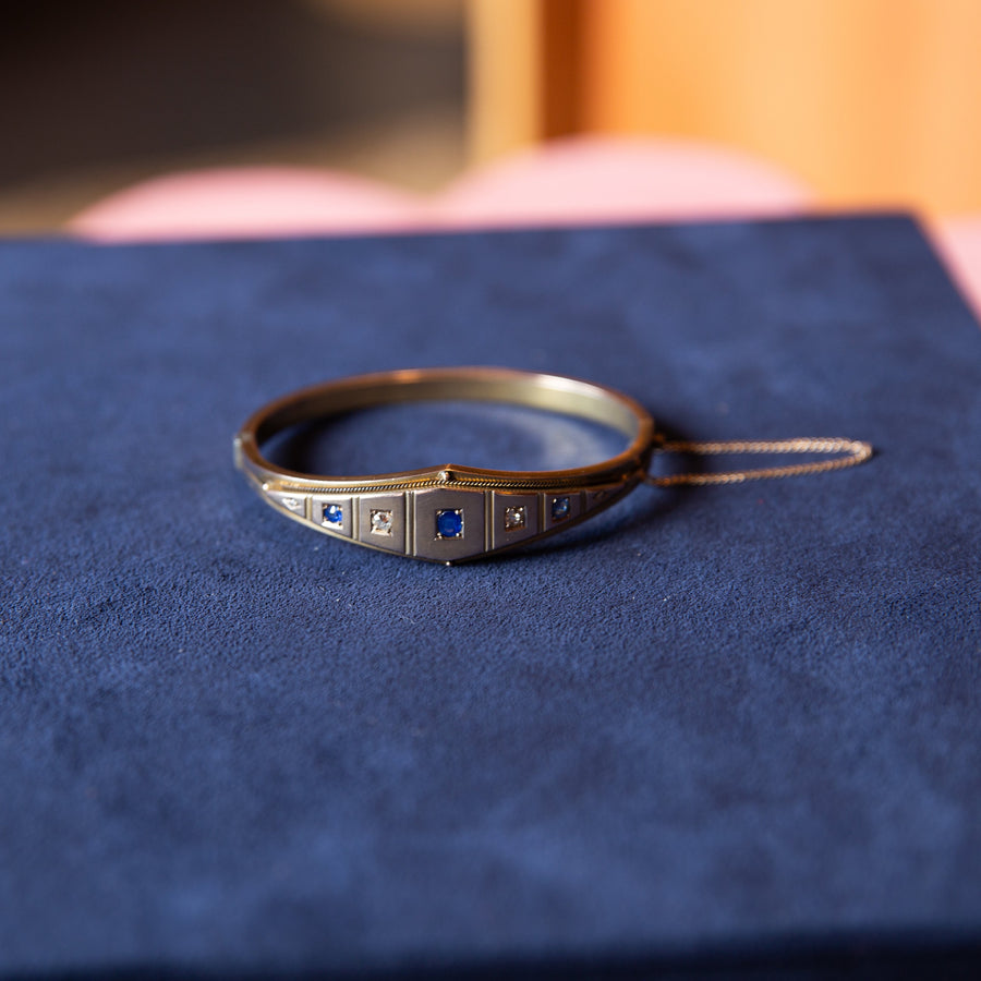 Sapphire and Diamond Bracelet