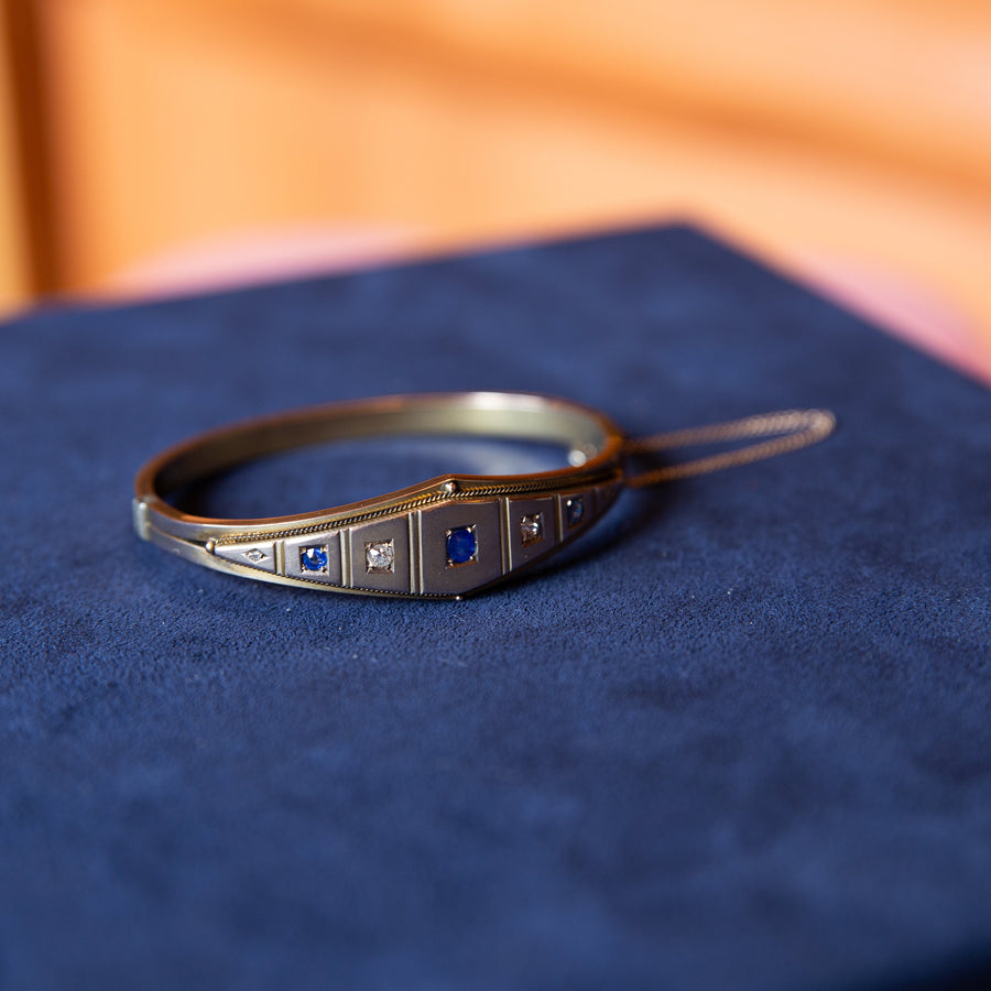 Sapphire and Diamond Bracelet