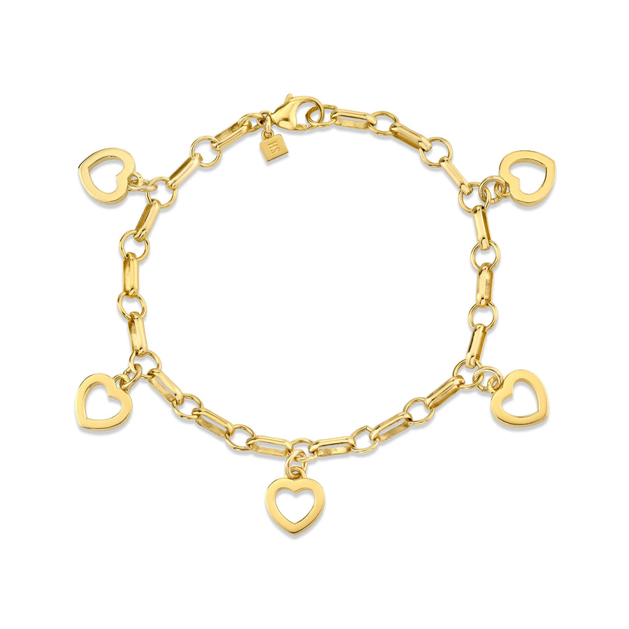 5 Point Heart Bracelet