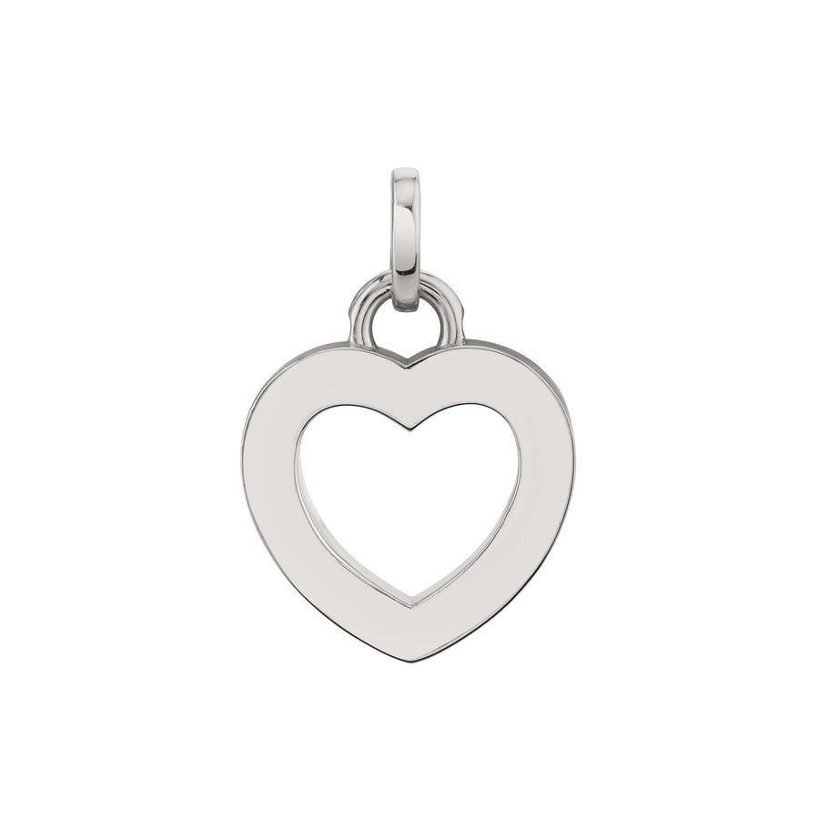 Small Open Heart with Charm Clip