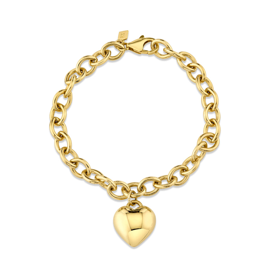 Puff Heart Bracelet