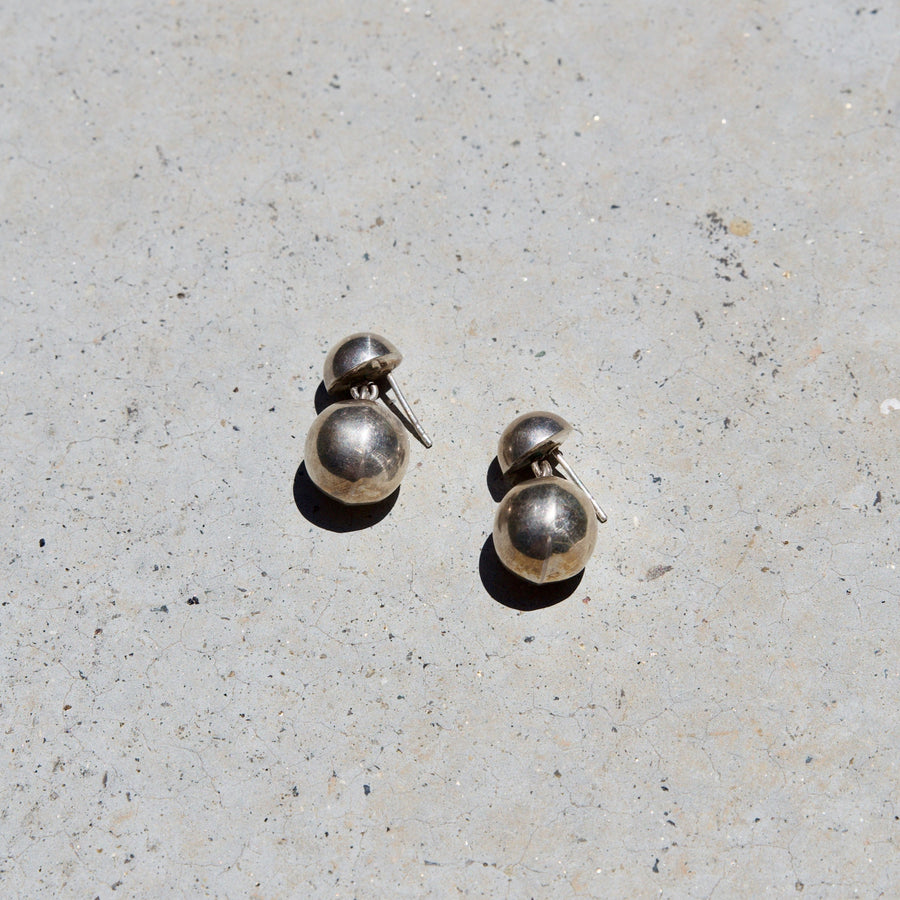 Sterling Silver Ball Earrings