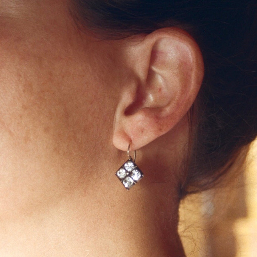 Silver Paste Earrings