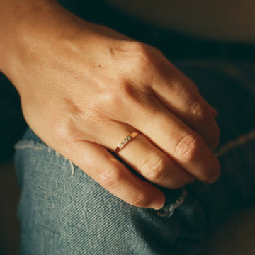 14k Small Diamond Ring