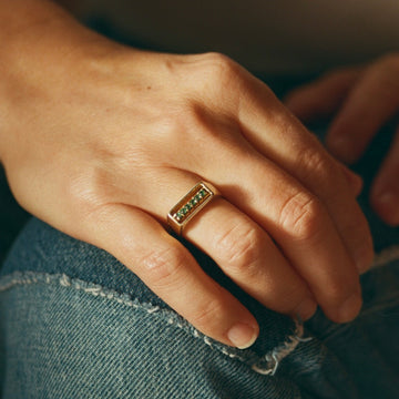 14k Emerald Ring
