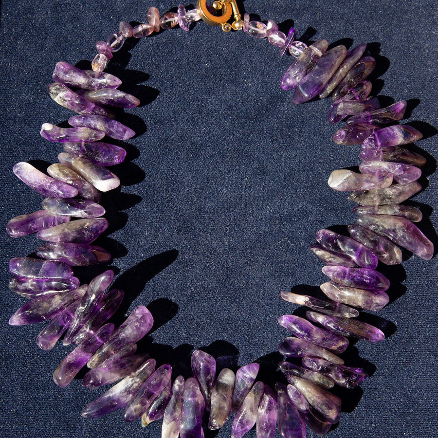 Amethyst Bead Necklace