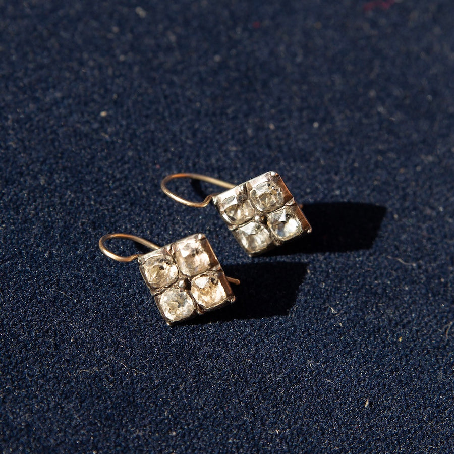 Silver Paste Earrings