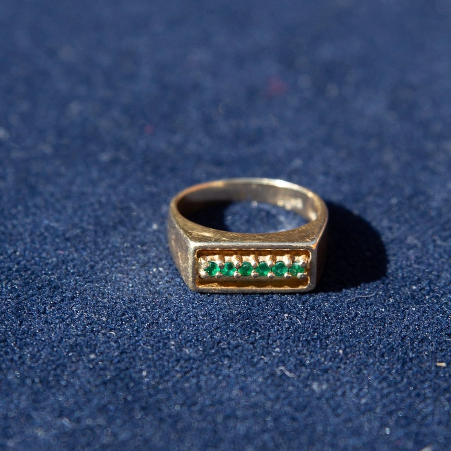14k Emerald Ring