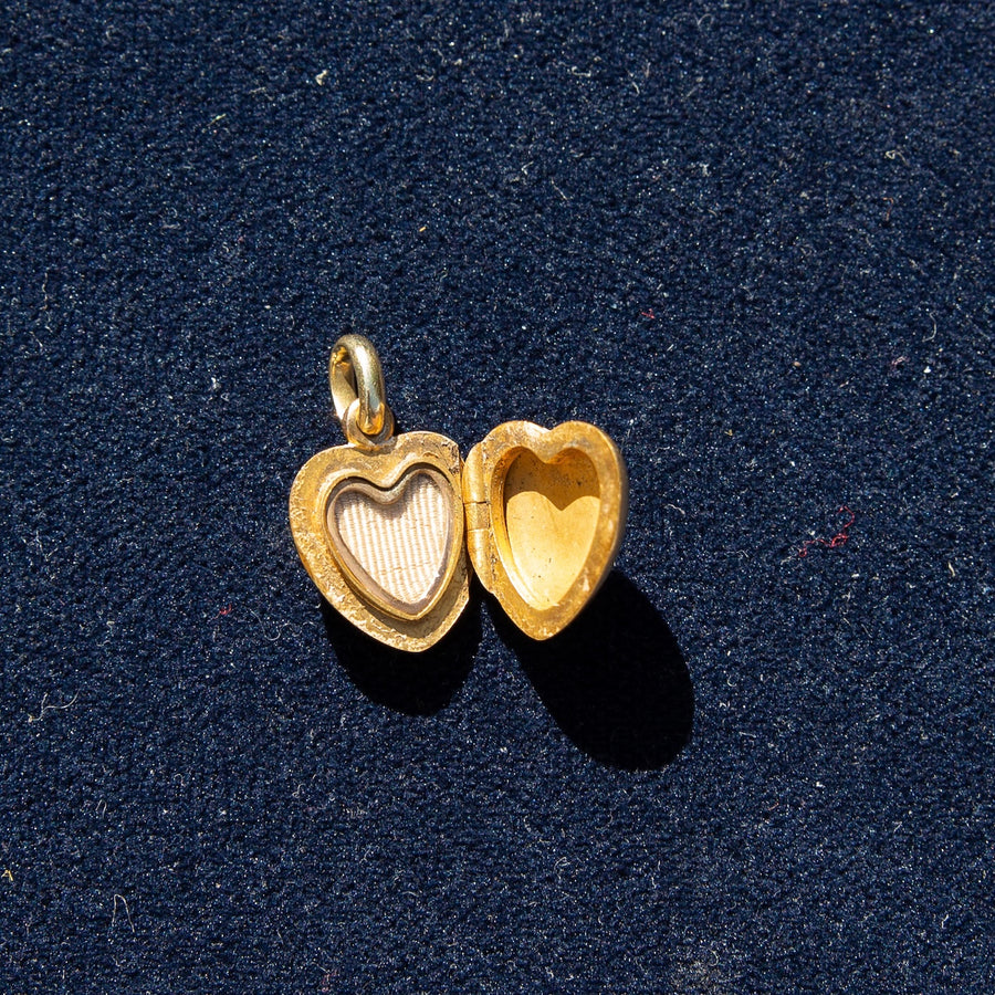 9k Gold Heart Locket