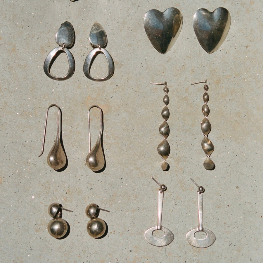 Mid-Century Norwegian Disc Dangles