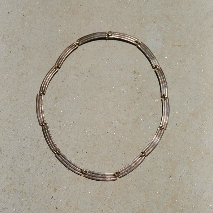 Taxco Bar Collar Sterling Necklace