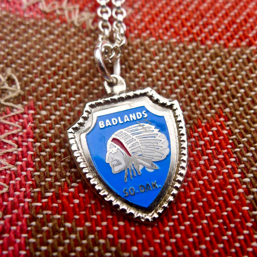 South Dakota Shield Necklace
