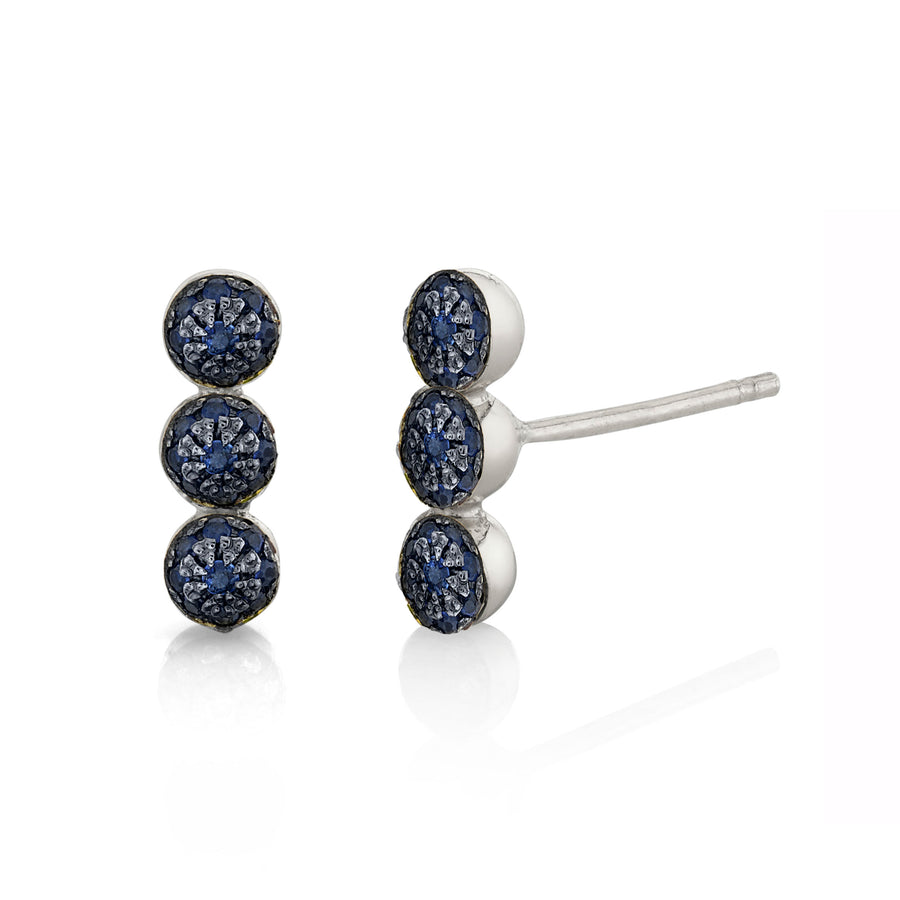 Triple Pave Ball Studs