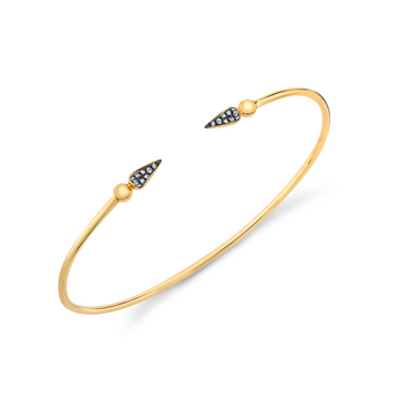 Pave Spear Shirley Bangle - Diamond