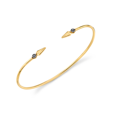 Pave Center Shirley Spear Bangle - Diamond