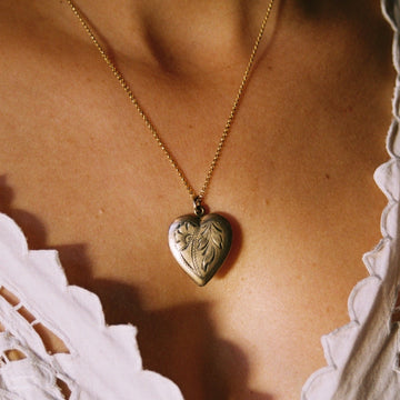 Heart Locket Charm by Maya Brenner
