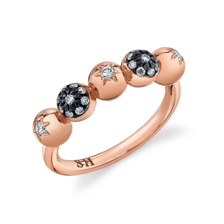 5 Point Ball Ring - Diamond