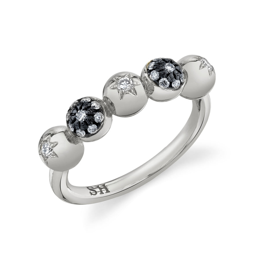 5 Point Ball Ring - Diamond