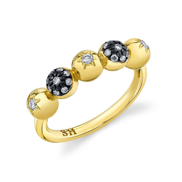 5 Point Ball Ring - Diamond