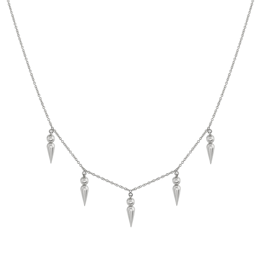 5 Point Spear Tip Collar Necklace