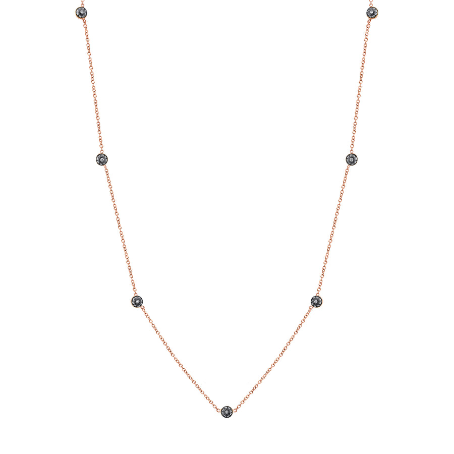 9 Point Pave Ball Chain - Diamond