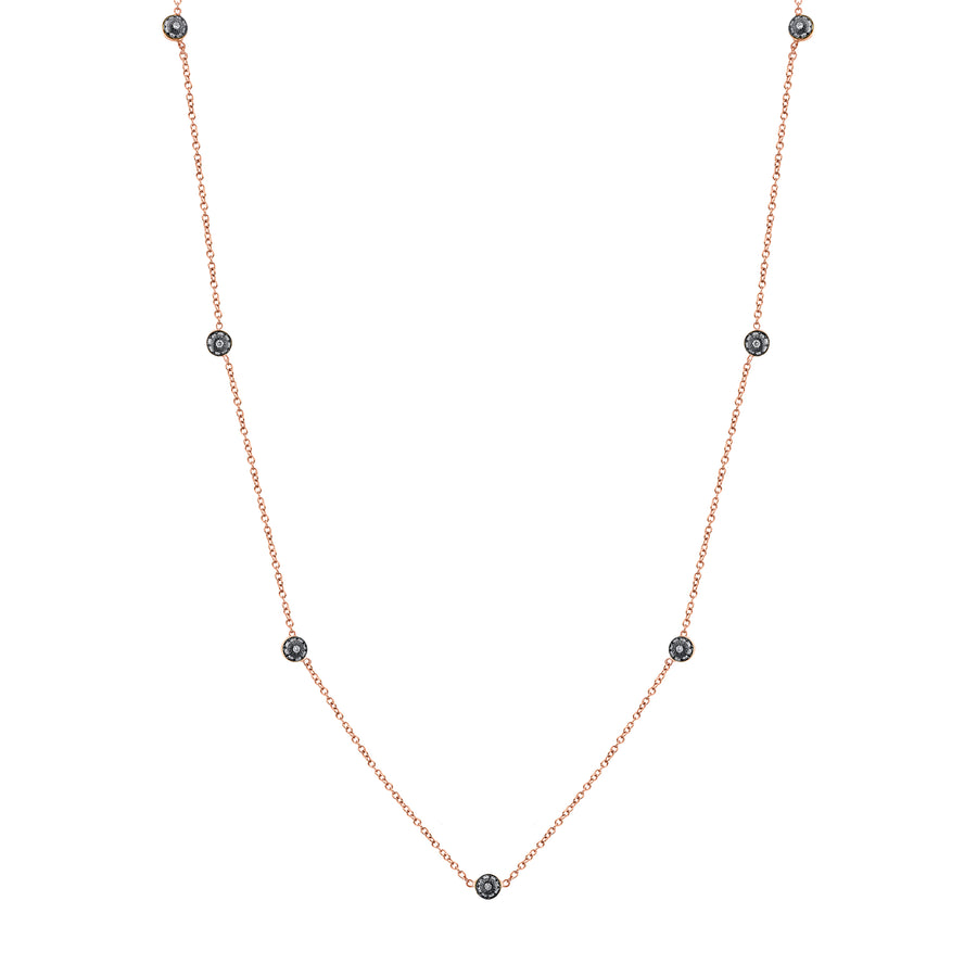 9 Point Pave Ball Chain - Diamond