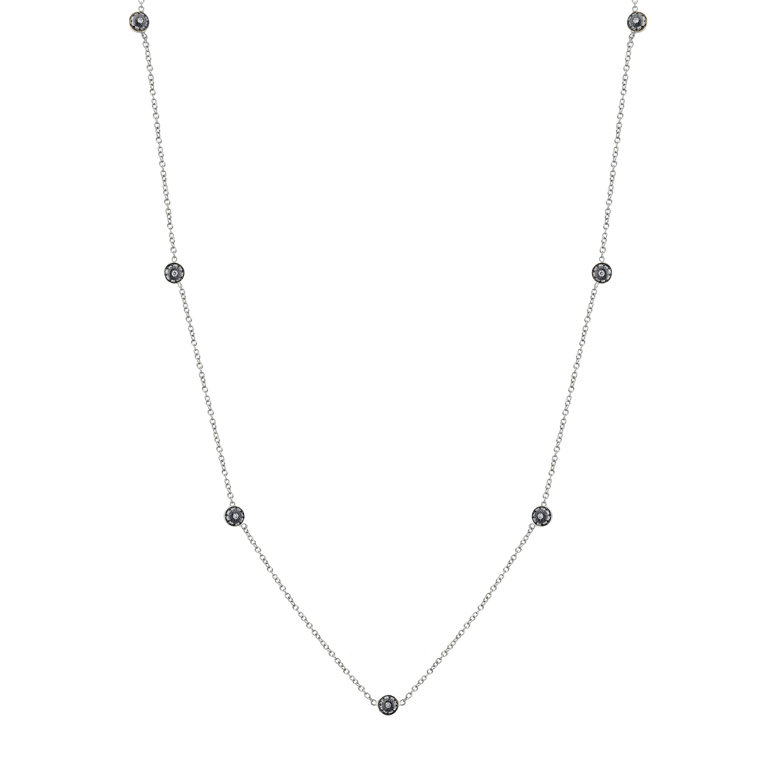 9 Point Pave Ball Chain - Diamond – Sarah Hendler