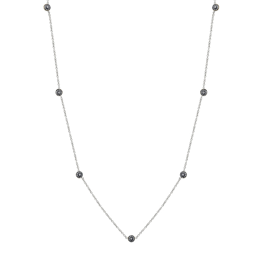 9 Point Pave Ball Chain - Diamond