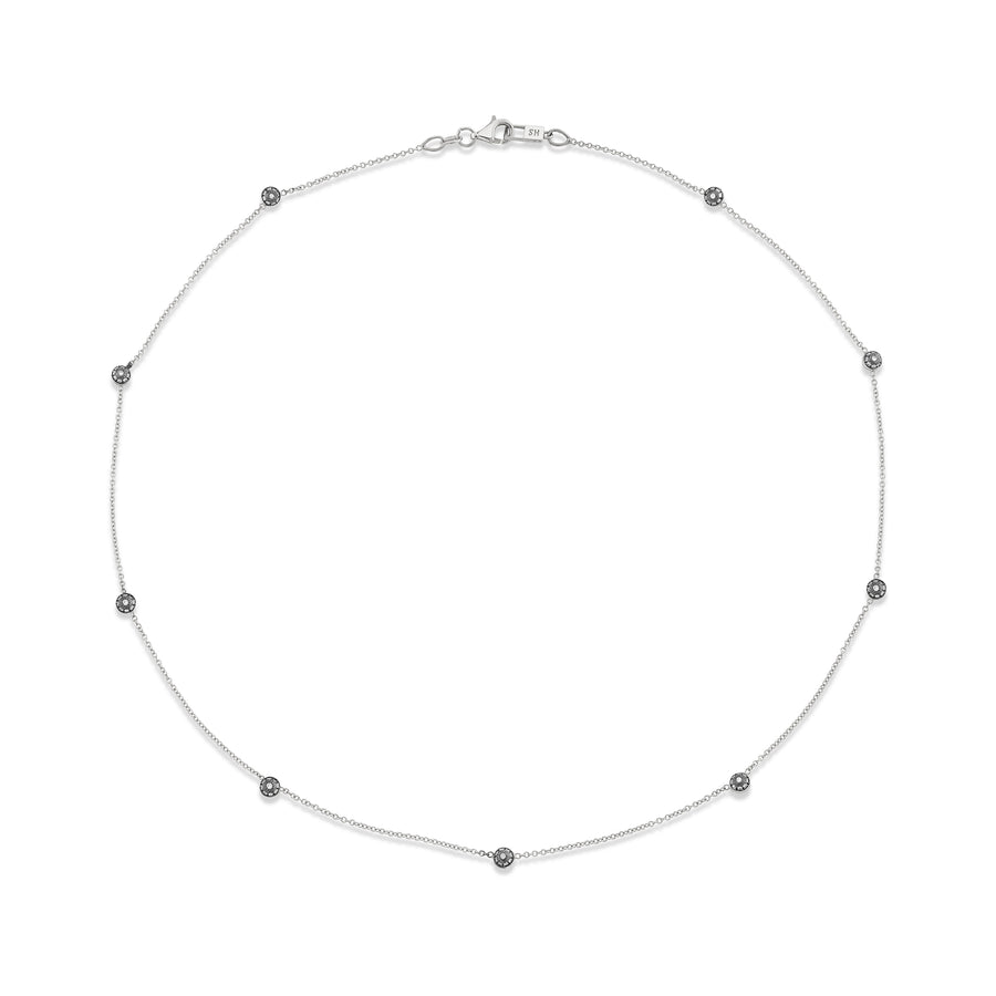 9 Point Pave Ball Chain - Diamond