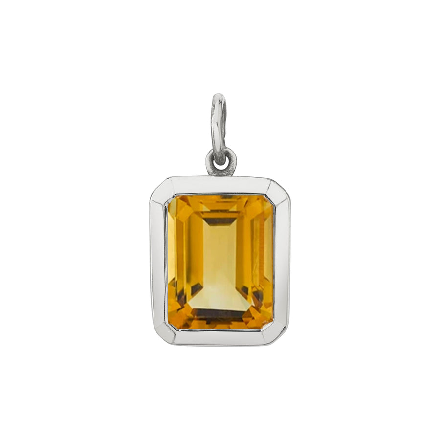 Bezel Set Emerald Cut Charm