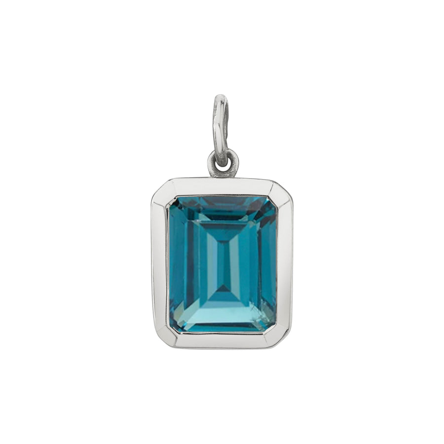 Bezel Set Emerald Cut Charm