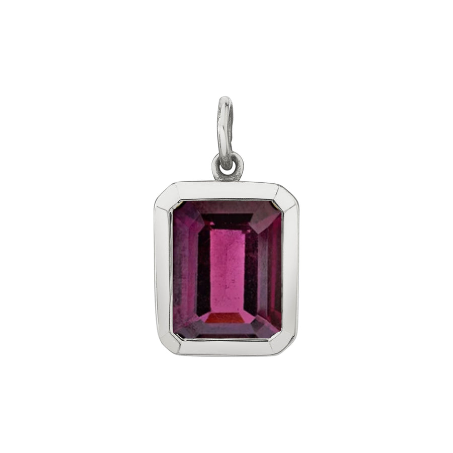 Bezel Set Emerald Cut Charm