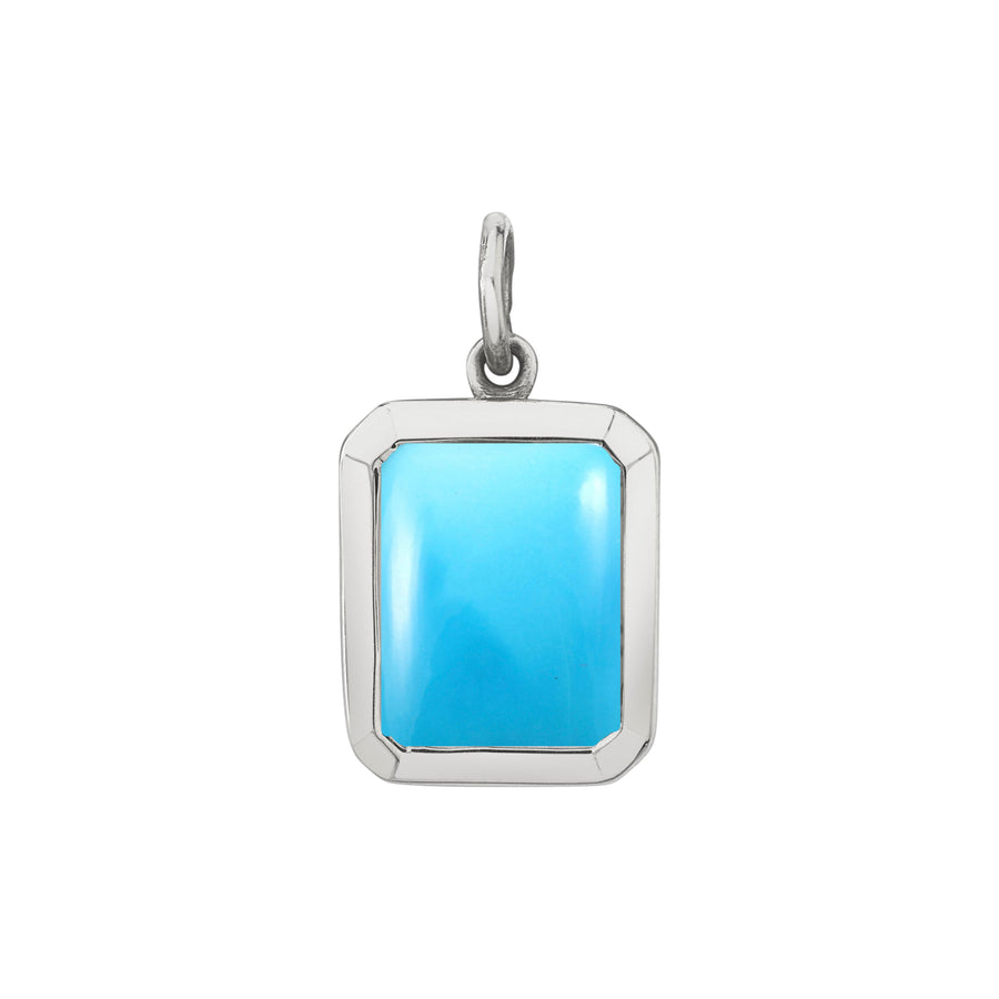 Bezel Set Emerald Cut Charm