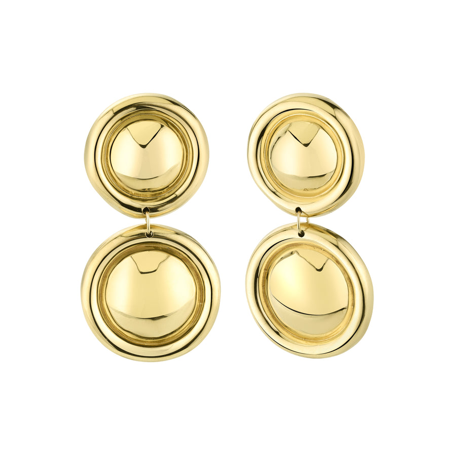 Circle Drop Statement Earrings