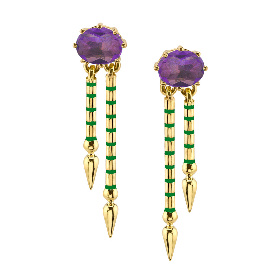 Double Shirley Spear Earrings