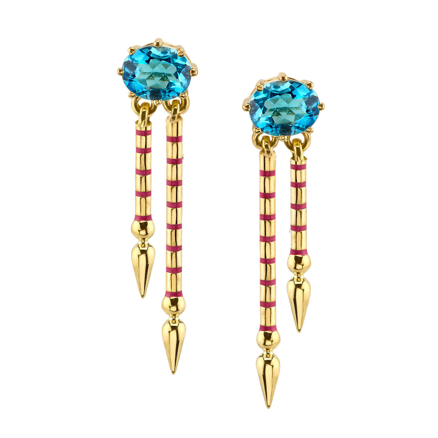 Double Shirley Spear Earrings