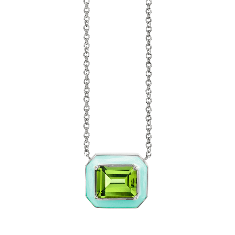 Enamel Frame Pendant