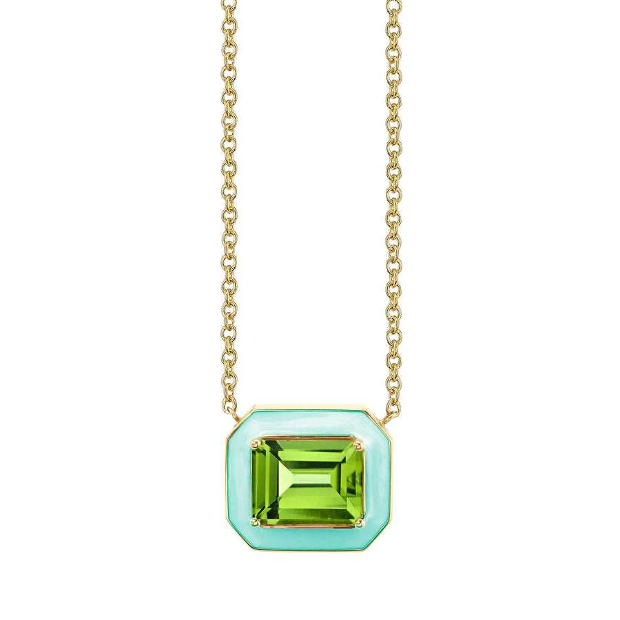 Enamel Frame Pendant