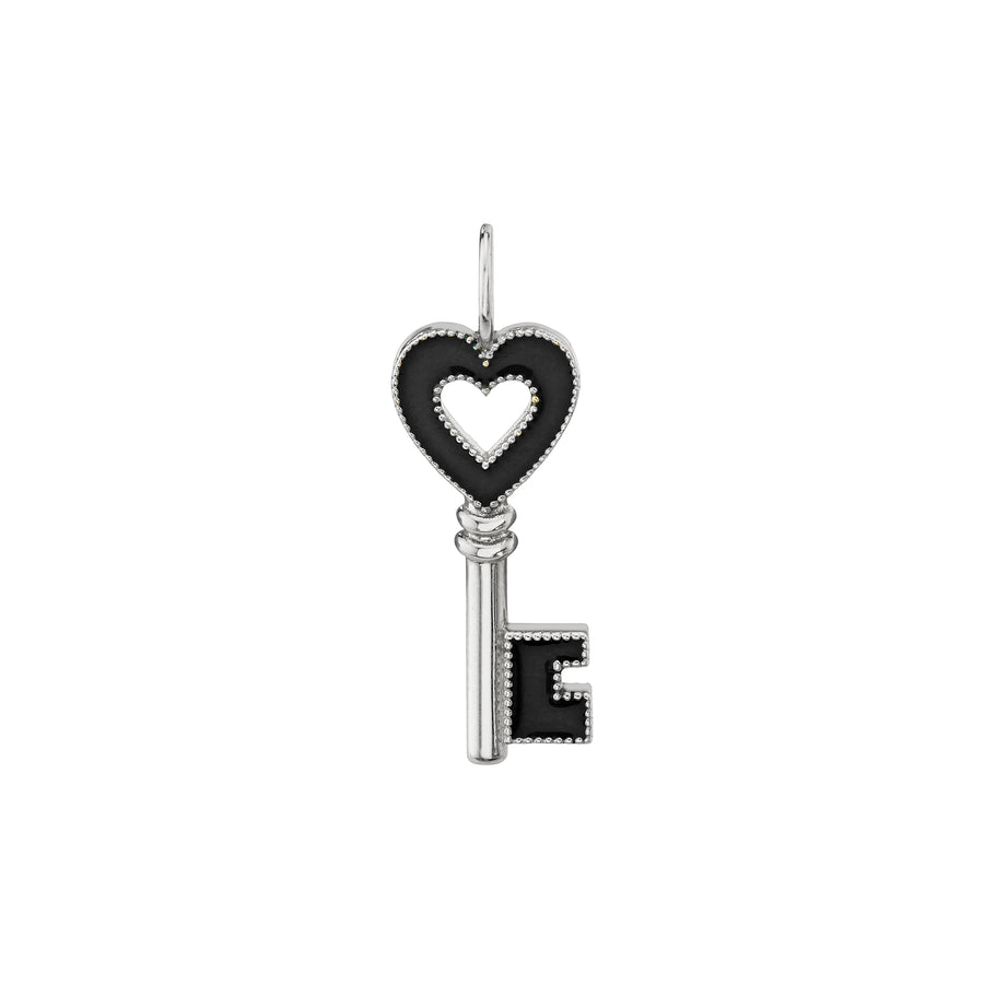 Enamel Open Heart Charm