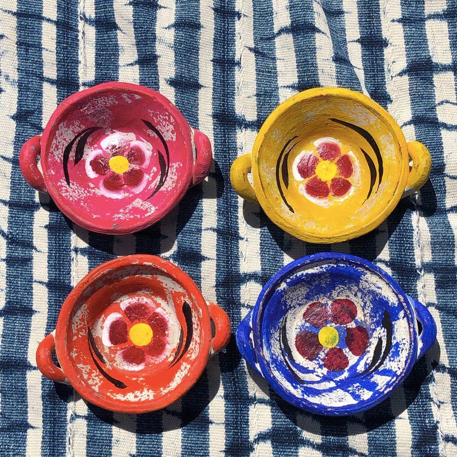 Flower Power Jewelry Dish - Orange