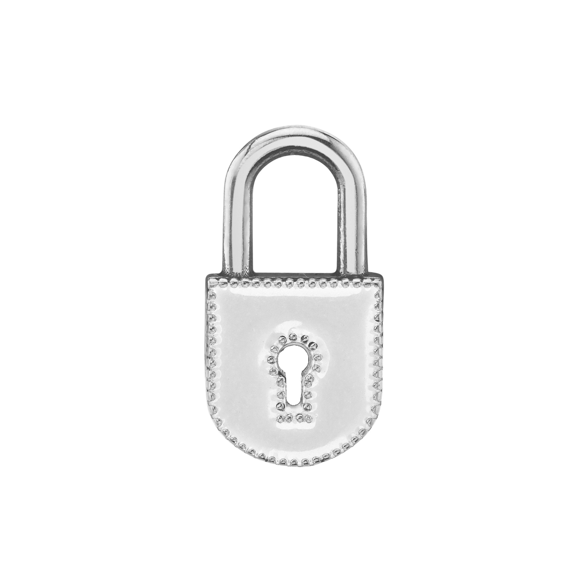 Large Enamel Lock Charm – Sarah Hendler